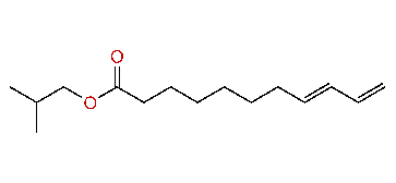 Isobutyl-(E)-7,9-decadienoate